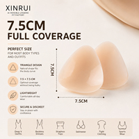 Couvre-tétons en silicone réutilisables, autocollants invisibles, imperméables, sans couture, OEM, vente en gros en vrac