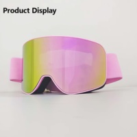 Masque de ski HD anti-buée, protection UV400, matériau PC, clarté optimale, pour Enduro, cyclisme, moto, dirt bike, MX, VTT, lunettes de soleil miroir