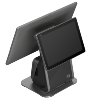 Système de point de vente (POS) Sunmi D3 avec imprimante intégrée 80 mm, double écran, pour la commande de nourriture dans les restaurants, caisse enregistreuse, équipement financier