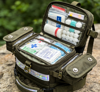 Kit de survie d'urgence avec sac de transport en nylon pratique et durable