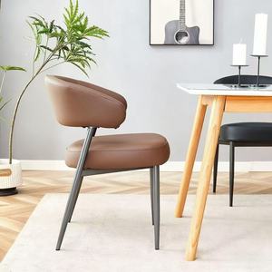 Chaise de salle à manger rembourrée de luxe, chaise à dossier moderne pour la maison, le restaurant et l'hôtel - Product Image 2