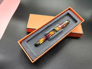 Groothandel Prijs Gift Jinhao Marmer Kleur Hars Acryl Twee Behulp Vulpen Met Converter Geschikt Voor 2.6 Inkt Cartridge