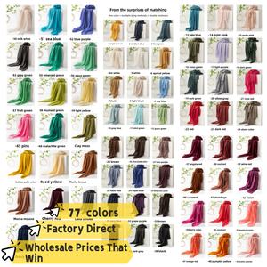 ผ้าคลุมไหล่ยาวระบายอากาศได้ดี <span class=keywords><strong>88</strong></span> สี สำหรับผู้หญิง สาวๆ มุสลิม ผ้าวิสโคส ผ้าฮิญาบยับ ผ้าคลุมศีรษะแฟชั่น ผ้าคลุมไหล่ฤดูร้อน - Product Image 3