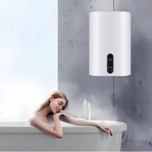 <span class=keywords><strong>Chauffe</strong></span>-<span class=keywords><strong>eau</strong></span> électrique mural mince et <span class=keywords><strong>plat</strong></span> avec thermostat, 30L, double réservoir en acier inoxydable, classe énergétique A - Product Image 2