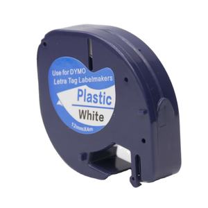 <span class=keywords><strong>Cinta</strong></span> PET de Alta Calidad <span class=keywords><strong>DYMO</strong></span> <span class=keywords><strong>Letratag</strong></span>, 12 mm x 4 m, Negro sobre Blanco, LT 91201, Compatible con Impresoras de Etiquetas <span class=keywords><strong>Dymo</strong></span>, con 1 Año de Garantía - Product Image 2