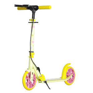 SWM Childrens Two Wheeled <b>Scooter</b> 6-12 Years Height Adjustable Foldable Lightweight Push <b>Scooter</b> For Kids - Product Image 3