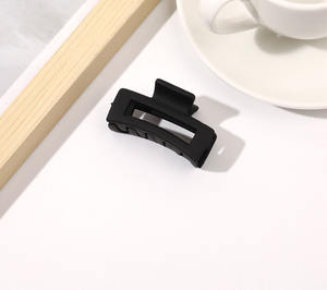 Fermagli per Capelli Quadrati in Plastica Opaca Colorata all'Ingrosso, Accessori Carini per Ragazze, Stile Giapponese e Coreano, Colori Morandi - Product Image 4