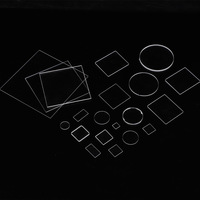 Transparent Quartz Glass Plate Optical Window Lens with No Coating for Experimental Instruments Customizable