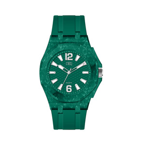 Reloj Bold Presence Statement con caja octogonal de 46 mm, correa de silicona, cuarzo analógico, deportivo, accesorio de moda diario para hombre. - Product Image 1