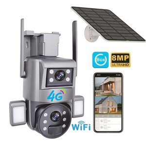 Ubox Wireless Pan Tilt Zoom Motion Detection Wifi Solar Panel Powered 4g Cctv Camera 4k Ptz Security Outdoor Sim A30 - Product Image 1