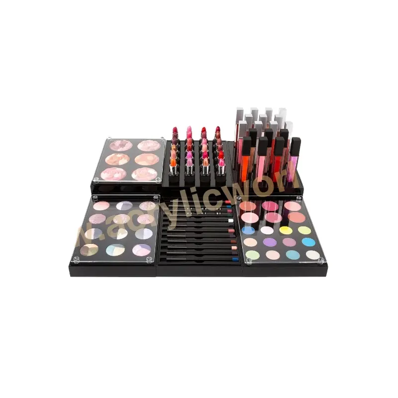 Op Maat Gemaakte Creatieve Schoonheidswinkel Make-Up Winkel Aanrechtblad Acryl Oogschaduw Wimper Cosmetisch Display