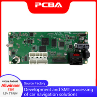 Services d'assemblage de circuits imprimés OEM, autres cartes de circuits imprimés CMS, carte mère de navigation Android Allwinner T507 4 cœurs, Carplay HD, Android Auto