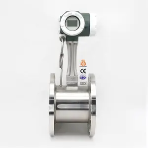 Dn50 6 "Stoom 4-20ma Hart 2 Draad Sensoren Beste Kwaliteit Gas Precessie Flow Meter Vortex Flowmeter