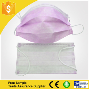 Masker Wajah 3 Lapis dengan Tali Pengikat Telinga, Masker Sekali Pakai / Masker Bedah Medis - Product Image 2