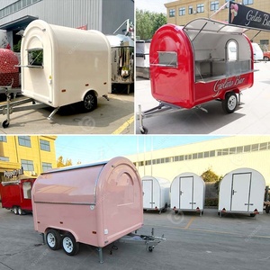 Remorque alimentaire mobile en fibre de verre, économique, pour hot-dogs, donuts, café et bonbons, avec cuisine complète et stand de concession, à vendre (normes UE) - Product Image 2