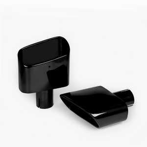 51mm titane noir silencieux d'échappement queue gorge modifié carré embout d'échappement automobile en acier inoxydable tuyau d'échappement queue gorge - Product Image 6