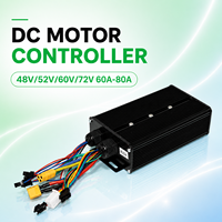 Prix direct usine – Contrôleur universel pour vélo électrique 52V 80Ah – Compatible 36-48-52-72V