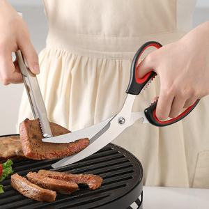 Tijeras para Barbacoa de Acero Inoxidable, Tijeras para Carne Asada, Tijeras de Cocina para Verduras y Alimentos - Product Image 3