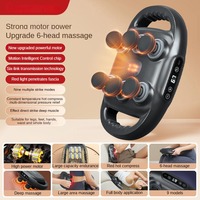 Pistolet masseur électrique 6 têtes sur mesure masseur par vibrations pour tissus profonds pistolet Fascia complet du corps