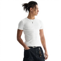T-shirt pour homme à manches courtes en coton 100% premium super doux, respirant et à séchage rapide, avec impression personnalisée