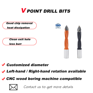Woodworking Tools Straight Shank Carpenter Taper Carbide Tap <b>Drill</b> <b>Bits</b> Good Chip Removal Clean Exist Holes <b>Drill</b> <b>Bits</b> - Product Image 4