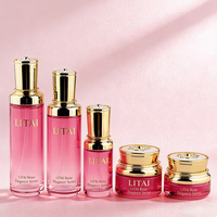 Pot cosmétique en verre de luxe vide personnalisé de 30g 50g avec couvercle pour crème, idéal pour l'approvisionnement et le stockage des marques