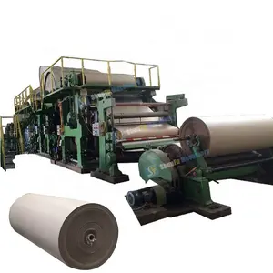Paper and Carton Recycling Brown Kraft Paper Production Process Paper Making Machine