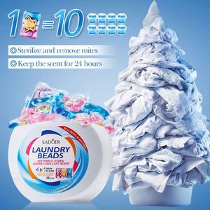 Perlas de Lavandería SADOER OEM, Limpieza Profunda de la Ropa, Eliminación de Manchas, Perlas de Gel, Perfume Natural a Base de Hierbas, Detergente para Ropa - Product Image 3