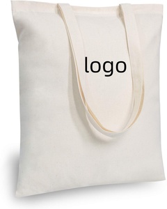 Sac fourre-tout en toile de coton biologique, personnalisé avec logo imprimé, écologique, recyclable, réutilisable, uni, vierge, en calicot - Product Image 5