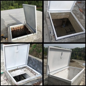 Trappe d'inspection de plafond pour climatisation, carrée, sur mesure, en acier galvanisé à chaud, étanche et antirouille, en aluminium - Product Image 5