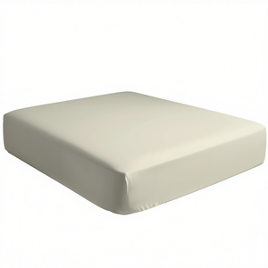 Sábana Ajustable 100% Algodón Beige Tamaño Super King 180x200cm - Product Image 3