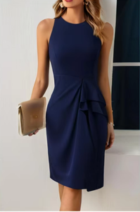 Vestido de Algodón Mixto para Mujer, Venta Directa de Fábrica, Nuevo Modelo de Verano para Adultos, 4 Estaciones, QZ-012, Sin Marca - Product Image 3