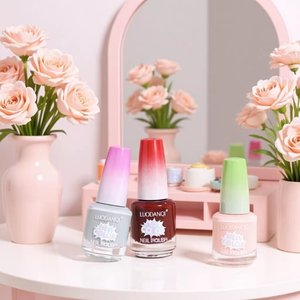Luodanqi Esmalte de uñas, juego de 24 piezas, colorido, de larga duración, para el cuidado de la belleza de las mujeres - Product Image 1