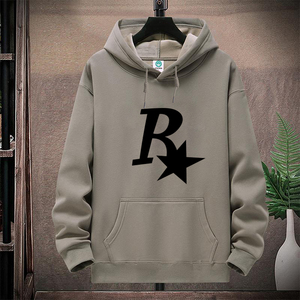 Biểu Tượng Tùy Chỉnh S-3XL Trống Thiết Kế Sang Trọng In Áo Thể Thao Phổ Len Chất Lượng Cao Màu Sắc Đồng Bằng Người Đàn Ông Của Áo Khoác - Product Image 1