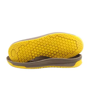 Suelas de zapatos informales de material de goma, dos colores, 35 #-45 #, KS-12192