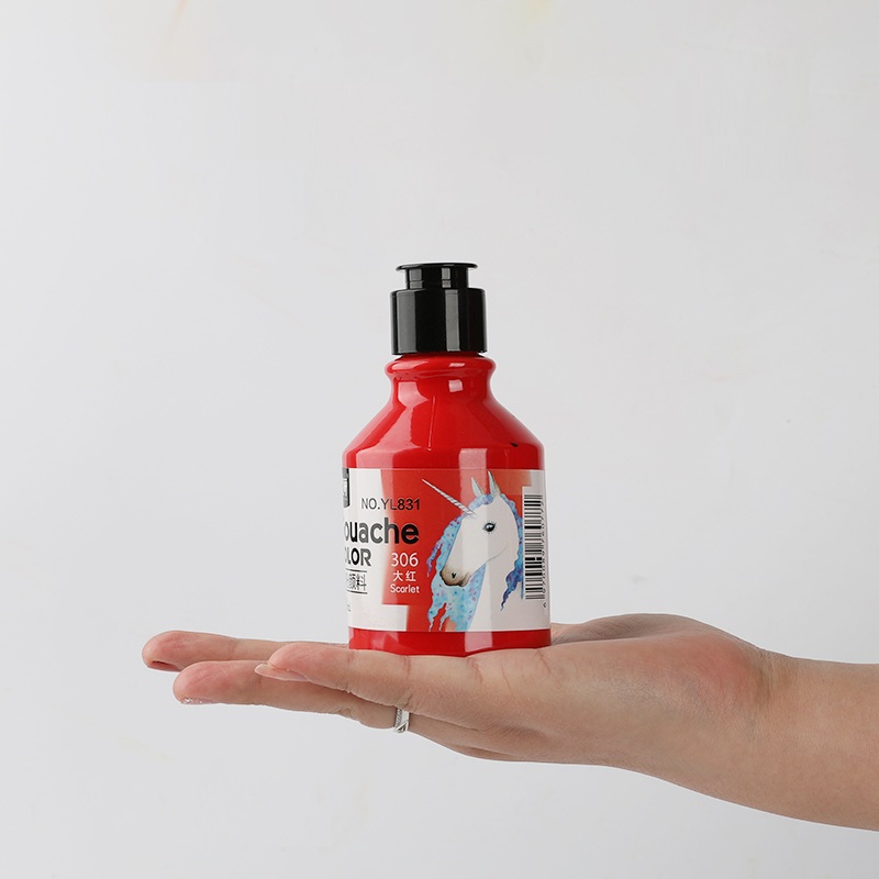 Заводская поставка, бутылка для гуаши на водной основе 150 мл, 42 цвета, цветная гуашь