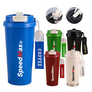 Taza <span class=keywords><strong>Termo</strong></span> de Acero Inoxidable de Doble Pared con Aislamiento al Vacío, con Correa, para Café, 500 ml, en Oferta - Product Image 1