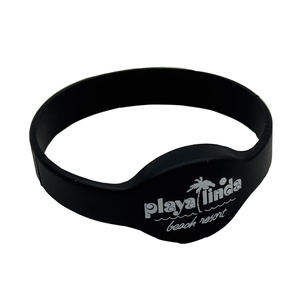 High Quality Customizable Silicone <strong>Wristband</strong> with Logo Waterproof RFID NFC Bracelet Event Promotion <strong>Gift</strong> - Product Image 1