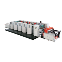 Presse d'impression flexographique automatique à grande vitesse CHENQI 4 couleurs pour sacs en plastique/papier et structures empilables à usage commercial