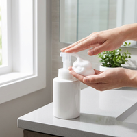 Pompe à mousse en plastique pour savon liquide, pompe à savon en plastique 43/410
