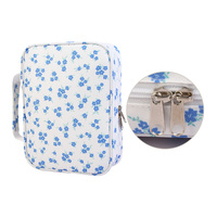 Nouvelle Housse de Bible Élégante à Imprimé Floral, Sac Organisateur de Livres de Voyage Multifonctionnel avec Boucles pour Stylos, Sac de Rangement Portable pour Femmes