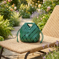 Nouvelle Tendance : Sacs à Bandoulière en Cuir pour Femmes, Modèle Hobo Triangle Creux, Style Panier à Légumes, Sacs à Main et Sacs Portefeuilles Tendance