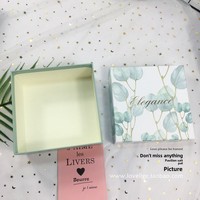 Haut de gamme 2mm d'épaisseur branche d'or vert feuille motif boîte-cadeau pour anniversaire rouge à lèvres chaussures bonbons emballage dossiers estampage