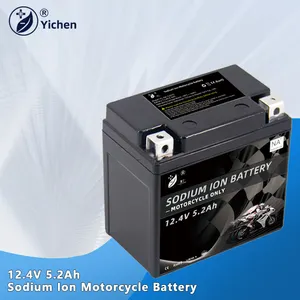 Bateria de partida para motocicleta YT5 12V 5.2Ah 5Ah Bateria de íon de sódio Bateria de armazenamento de íon Na