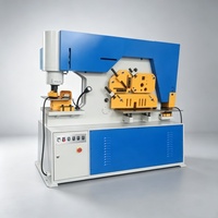 Machine de découpe et de poinçonnage hydraulique à commande au pied pour tôles d'acier