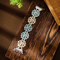 Mode dame femmes coloré mignon neige charme bracelet de montre pour Apple Watch série 9 40mm 41mm 44mm 45mm