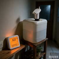 Capteur de niveau d'eau à ultrasons avec mesure du volume pour la surveillance du niveau de liquide dans les réservoirs TS-FT007-C