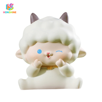 Groothandel Mini Harsen Schapenfiguren, Diverse Cartoon Lammetjes Ambachtelijke Ornamenten voor Huis Tuin Micro Landschap Decor Harsen Dieren
