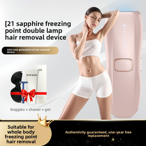 Nouvelle Arrivée 2026 – Épilateur Laser IPL <span class=keywords><strong>à</strong></span> Double Lampe Saphir Personnalisé, Refroidissement Glace Violette, pour Épilation <span class=keywords><strong>à</strong></span> <span class=keywords><strong>Domicile</strong></span> pour Femmes - Product Image 2