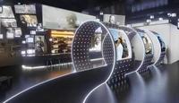 Vente et installation d'affichage LED flexible intérieur professionnel Fournisseurs écran Led personnalisé pour mur vidéo P3.91